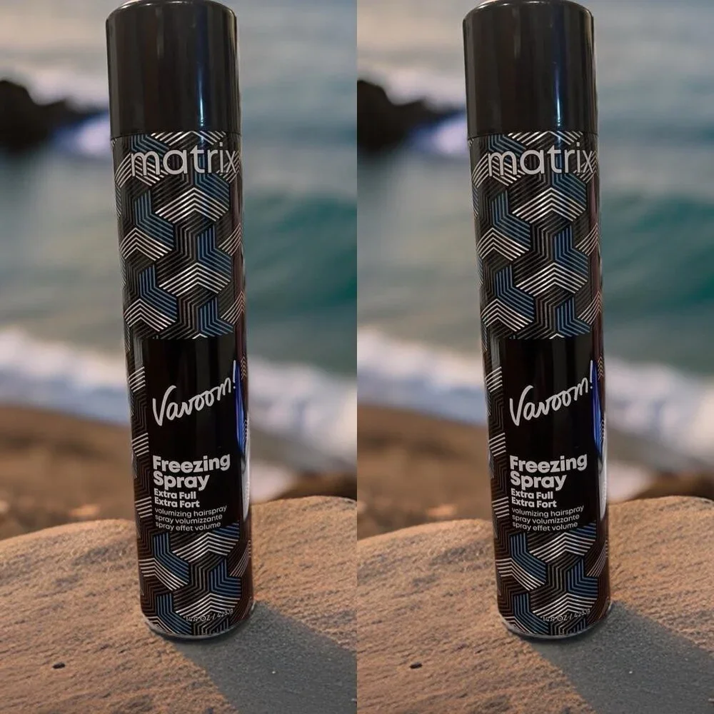 Matrix Varoom Freezing Spray Hairspray Extra Full 15 oz Large_ 2 units